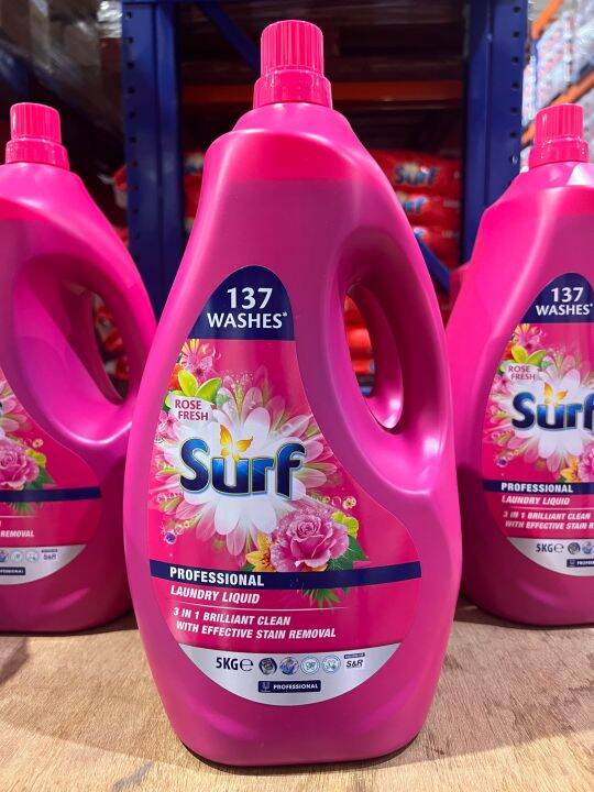 Surf Professional Laundry Liquid Detergent Rose Fresh 5 Liters [January