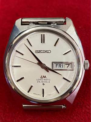 SEIKO LM LORD MATIC 25 Jewels Automatic ตัวเรือนสแตนเลส นาฬิกาผู้ชาย มือสองของแท้