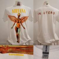 ?Nirvana IN U TERO เสื้อวง งานลิขสิทธิ์แท้ นำเข้า-US ของแท้?