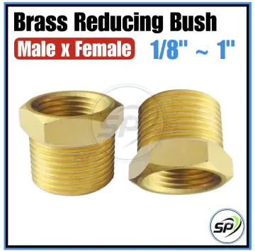 20mm X 6mm Brass Bush BSP 3/4 x 1/4