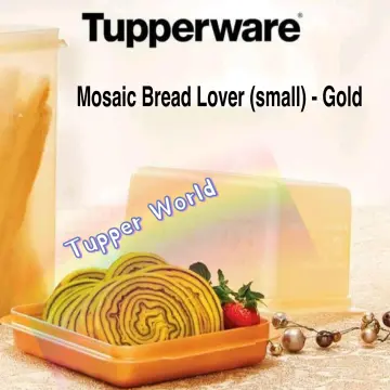 Tupperware Mosaic Bread Server 3.0L/ Bekas Roti/ Bread Keeper/ Roti/ Bread