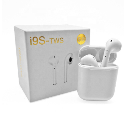 ของแท้100% ใหม่ i9s TWS หูฟังบลูทูธหูฟังไร้สายพร้อมกล่องชาร์จหูฟังชุดหูฟังสเตอริโอที่อุดหูสำหรับ