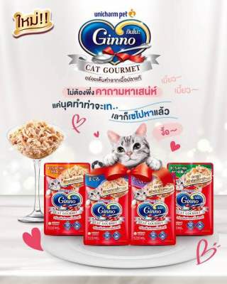 Ginno Cat Gourmet อาหารแมวเปียก กินโนะ แคท กูร์เมต์