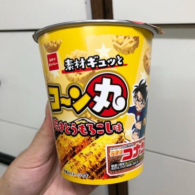 Oyatsu Baby Star Detective Conan Ramen Snack มาม่าก้อนรสข้าวโพดย่าง 55g