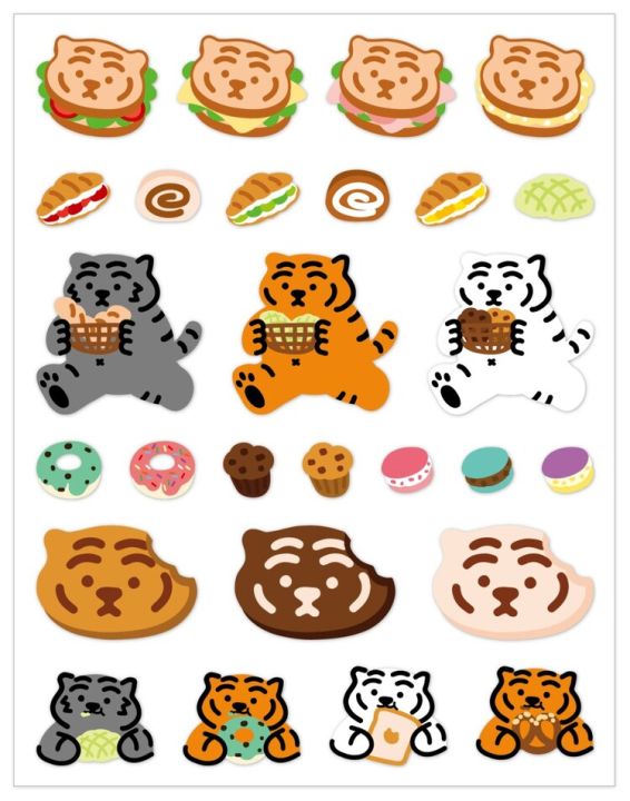 พร้อมส่ง-stickers-มาใหม่นะคะ-daily-muzik-tiger-stickers-มี-5-แบบนะคะ