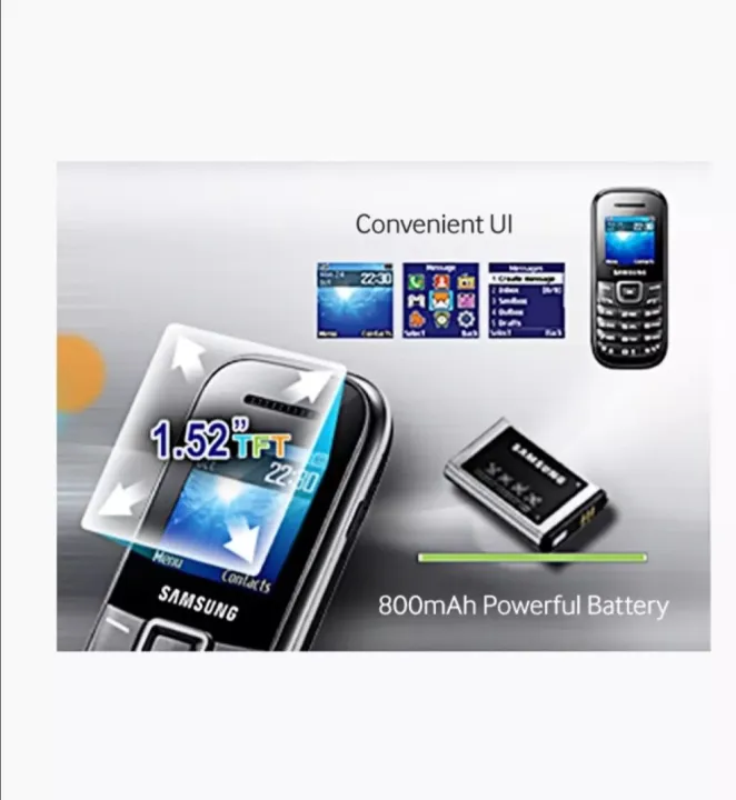 Remix2x Original Samsung GT-1200 GSM standard Sim keypad Basic Phone Feature Phone | Lazada PH