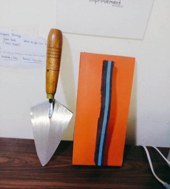 Plastering Trowel Rodela Rubber and Cement Trowel Big Set(2 pcs