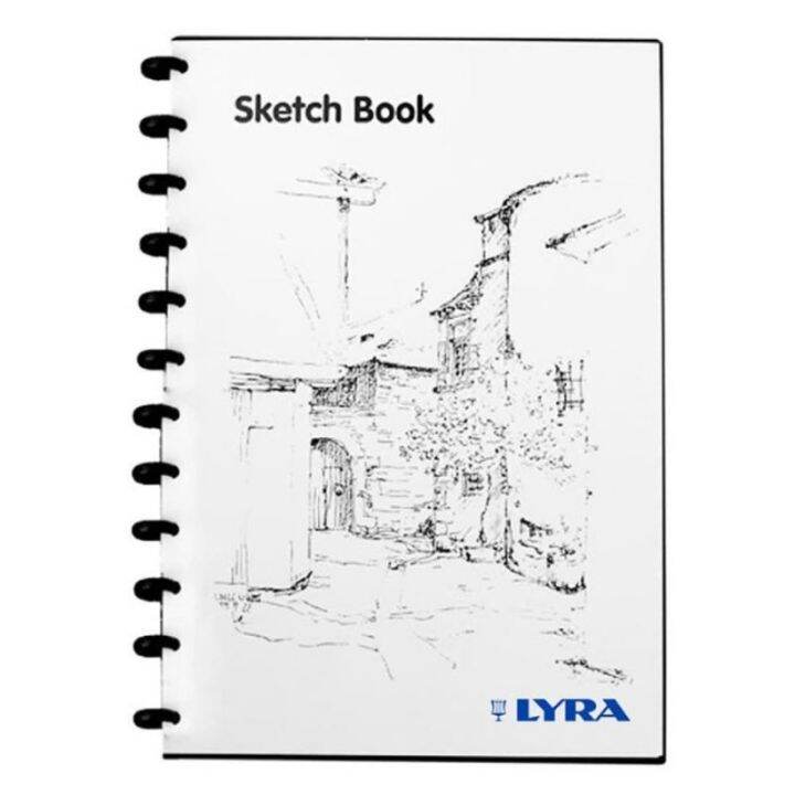 LYRA Sketchbook Binder Buku Sketsa Gambar Ring Ukuran A4 Dan A5 Isi 30