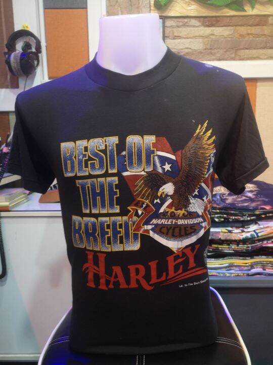 เสื้อยืด-harley-งานเก่า-งานแท้-อก20-5-ยาว-27-ผ้า-50-50