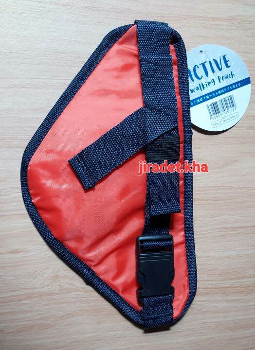 กระเป๋าคาดเอว-active-walking-pouch-สำหรับวิ่งพร้อมใส่ขวดน้ำ-สินค้าคัดจากโกดังญี่ปุ่น-ขนาดกระเป๋า-28-16-5-cm-สินค้าใหม่