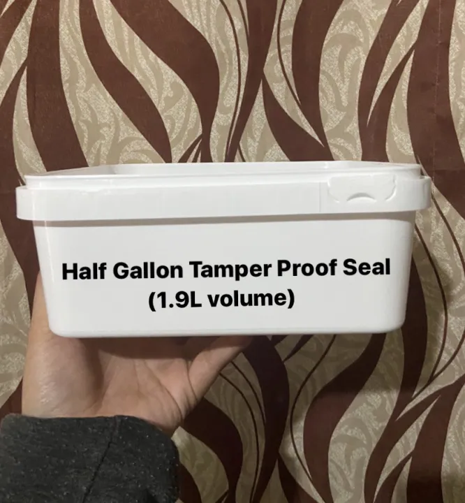 Ice Cream Container Half Gallon Tamper Proof Seal Lazada PH