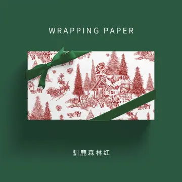  ISUKA Christmas Gift Wrapping Paper Set (24 Sheets in