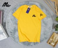 เสื้อยืดแขนสั้น M-C ทรงตรงใส่สบายใส่ได้ทั้งชายและหญิง Size S M L XL