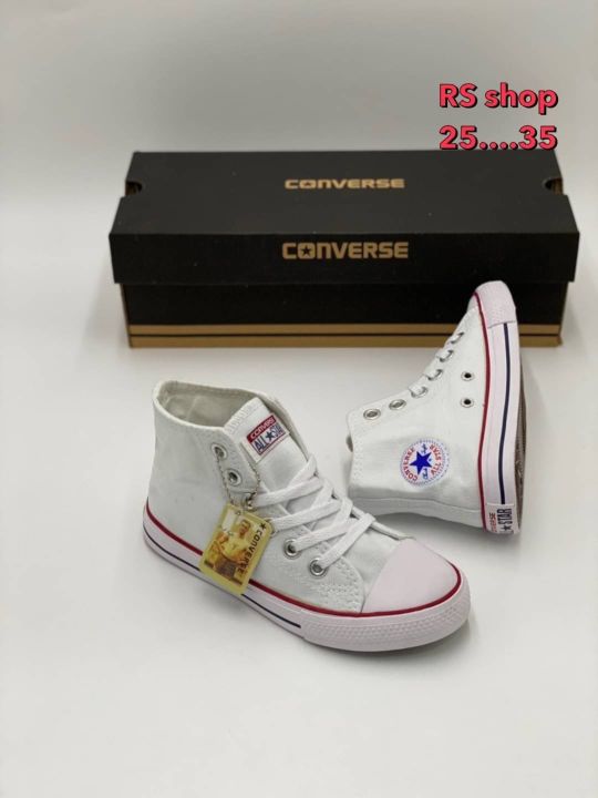 รองเท้าเด็กconverse-หุ้มข้อ-รองเท้าเด็กสวยๆ-รองเท้าผ้าใบแฟชั่น