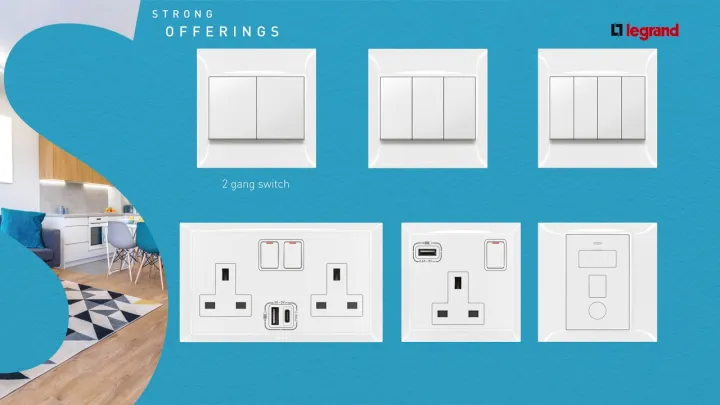 Công tắc đơn cao cấp 1 chiều - 2 chiều | Legrand 617600 - 617601 ...