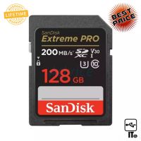 128GB SD Card SANDISK Extreme Pro SDSDXXD-128G-GN4IN (200MB/s.) ประกัน LT. การ์ดหน่วยความจำ เมมโมรี่การ์ด sdcard เอสดี การ์ด ของแท้ เอสดีการ์ด เอสดีการ์ด sd การ์ด