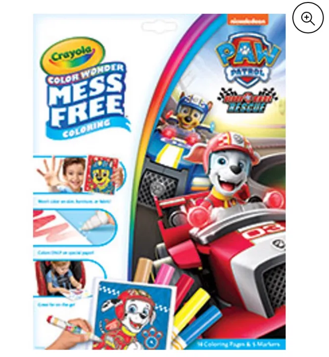 Crayola Color Wonder Paw Patrol Mess Free Coloring Set Lazada PH