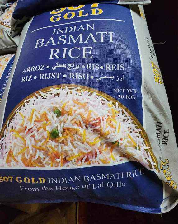 507 Gold Basmati Rice (20kg Bag) Lazada PH