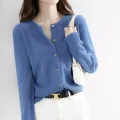 Hết Size Bán Hàng] Áo Khoác Len Cỡ Lớn Rộng Rãi Cổ Tròn Nữ Cardigan Dệt Kim  Mẫu Mới Xuân Thu Áo Khoác Học Sinh Áo Phong Cách Hàn Quốc | Lazada.Vn