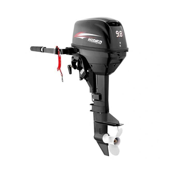 Sea Outboard Motor 2 Stroke 9.8 Horsepower Marine Gasoline Outboard ...