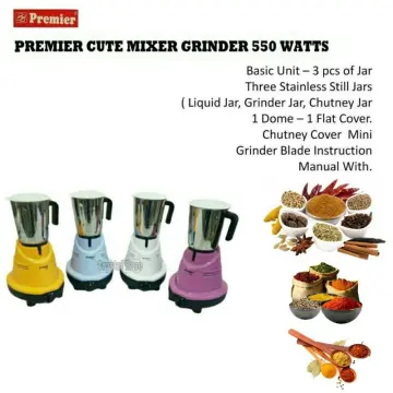 Premier Carina 500W mixer grinder - Premier Kitchen