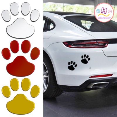 Sticker 🐾 สติ๊กเกอร์ 3D อุ้งเท้าน้อง แมว หมา หมี สติ้กเกอร์ เกอร์แต่งรถยนต์ สติ๊กเกอร์แต่งรถ สติ๊กเกอร์แมว แมว แ ม ว cat