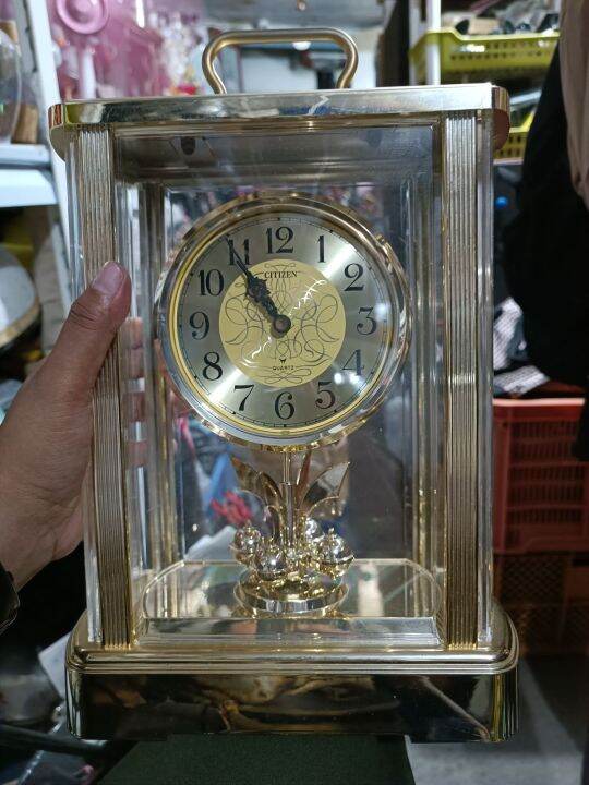 CITIZEN table clock Japan WORKING tested ok lahat functions Lazada PH