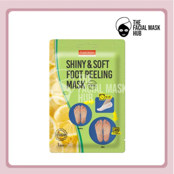 PUREDERM SHINY AND SOFT FOOT PEELING MASK Lazada PH
