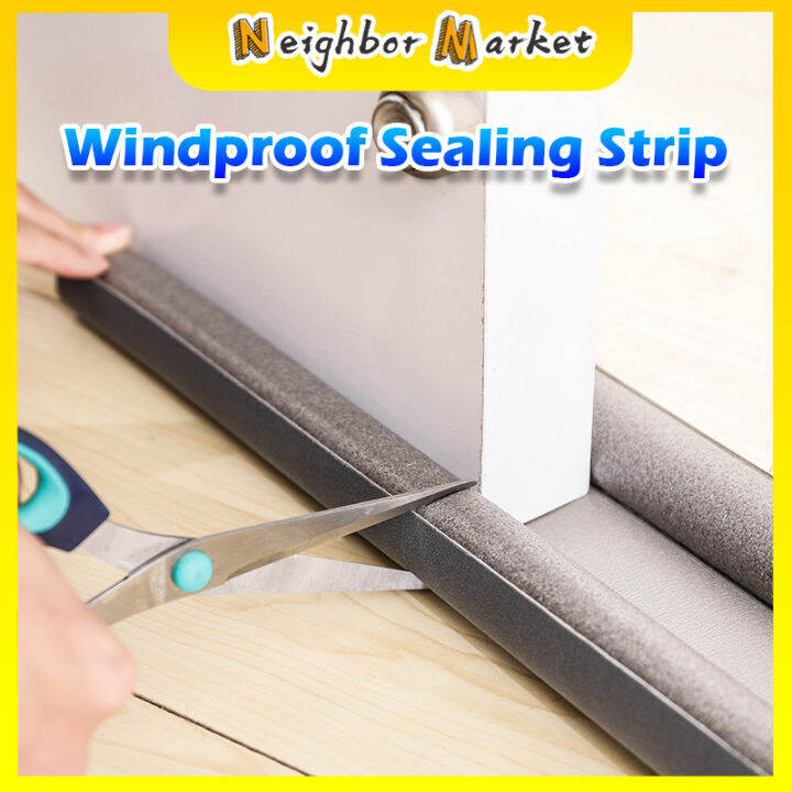 Soundproofing Door Bottom Sealing Strip Guard Under Door Draft Stopper Seal Strip Foam Lazada PH