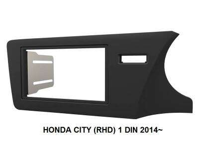 หน้ากากวิทยุ HONDA CITY ปี2014-2021 สำหรับเปลี่ยนเครื่องเล่นแบบ 2DIN7"_18cm. (Audio-work made in Taiwan)