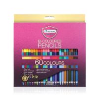 PANi&amp;GO สีไม้ ดินสอสี ดินสอสีไม้ เกรดพรีเมี่ยม Master Art มาสเตอร์อาร์ต 60 สี แบบแท่งยาว Masterart