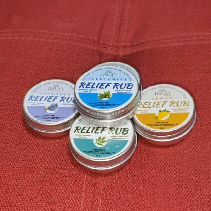 Lemon Pain Relief Rub Spa Essential Massage Creation Balm Ointment for