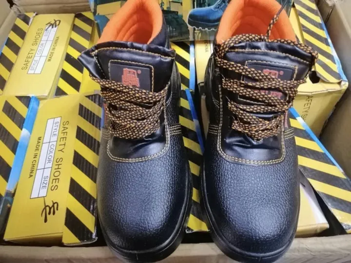 Forklift Safety Shoes AntiSmashing High Cut for Men Lazada PH