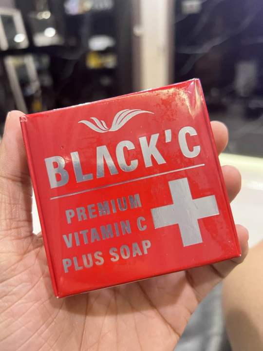 black-c-soap-charcoal-vitamin-c-สบู่ชาโคลผสมวิตามินซี