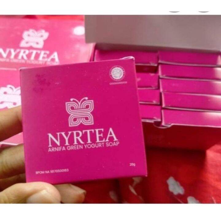 SABUN NYRTEA PAKET ISI 1 NYRTEA SABUN MUKA 1PC ARNIFA GREEN YOGURT SOAP