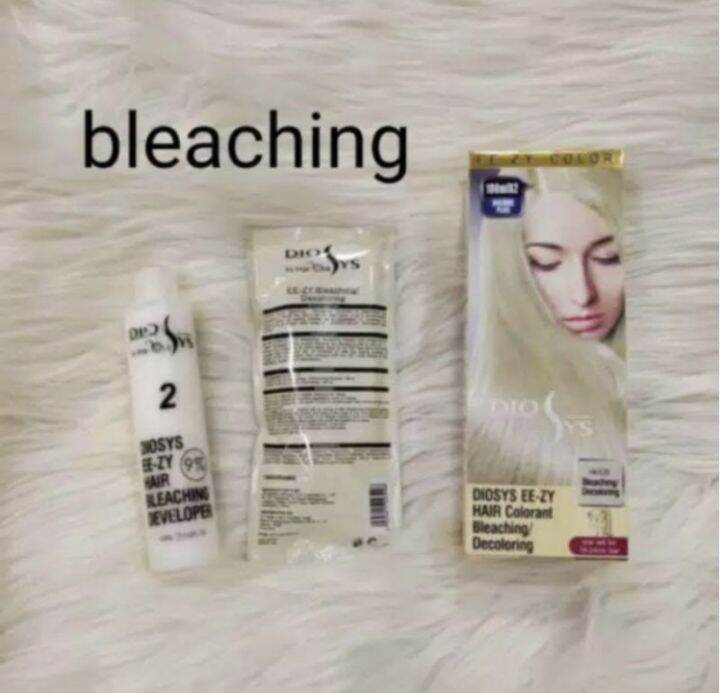 Diosys Bleaching Powder + Oxydant Developer / Cat Rambut / Bleaching Hair Colour Lazada Indonesia