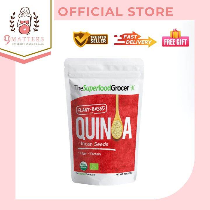 The Superfood Grocer Organic Quinoa 454g Vegan Glutenfree GMOfree