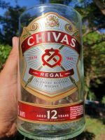 แก้วตัดจากขวด CHIVAS  12 year (0.7L)