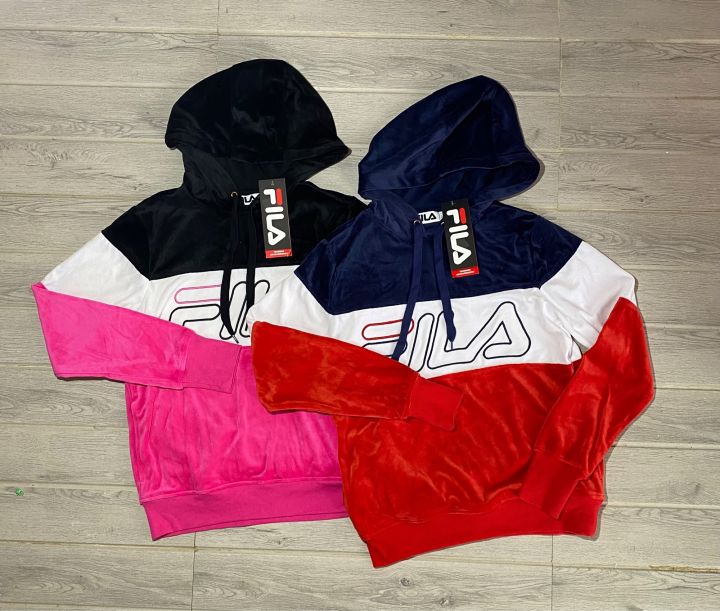 Fila hot sale hoodie colorblock