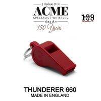 นกหวีด ACMA แท้ รุ่น Thunderer 660 นกหวีดแบบมีลูก ไม่เหนื่อยตอนเป่าเวลานาน เสียงดัง 117dBA (แพคเก่าราคาพิเศษ) MADE IN ENGLAND