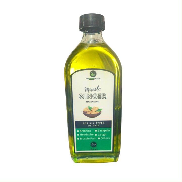 TheHealthProject Miracle Ginger Oil 100ml Massage Oil for Pain