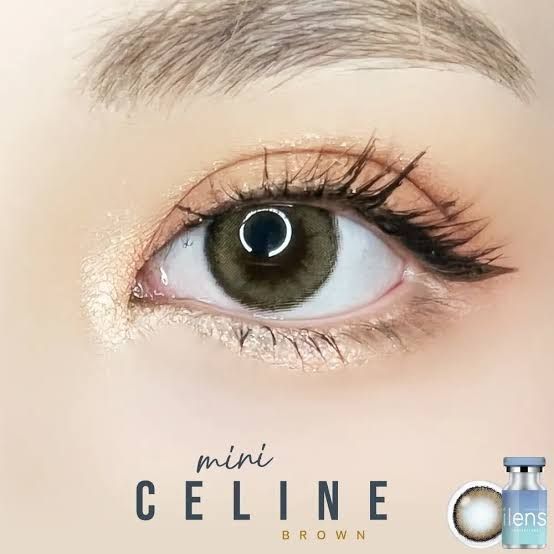 คอนแทคเลนส์-mini-celine-brown-ขนาดเท่าตา-เนียนสวยธรรมชาติ