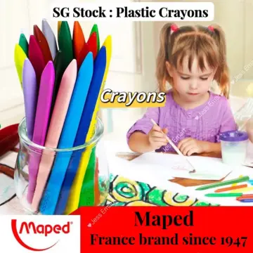 Jar Melo Washable Crayons Non Toxic Crayons Bulk Kids Creative Painting  Crayons for Toddlers School Art Supplies Children Gift Coloring Pen Easy to  Hold Large Crayons