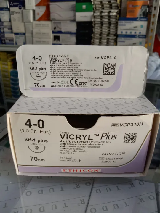 4 0 Round Vicryl Suture 1 Pc Lazada Ph