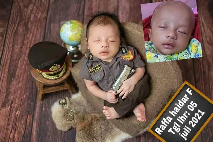 Edit Foto+cetak Nya Foto Bayi 10R Bisa Pakek Nama Dan Tanggal Lahir ...