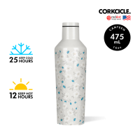 [สินค้าใหม่] CORKCICLE ขวดสแตนเลสสูญญากาศ 3 ชั้น 475ML(16OZ) รุ่น CANTEEN DITSY FLORAL CREAM