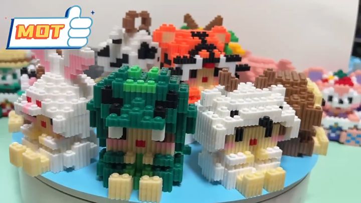 Lego Mini với hình ảnh 12 con giáp tạo nên sự thú vị đầy tinh tế cho các bé. Bé có thể tạo nên những hình ảnh độc đáo chỉ bằng cách kết hợp các khối xếp hình, giúp bé phát triển tư duy và trí não. Hãy đến và khám phá ngay!