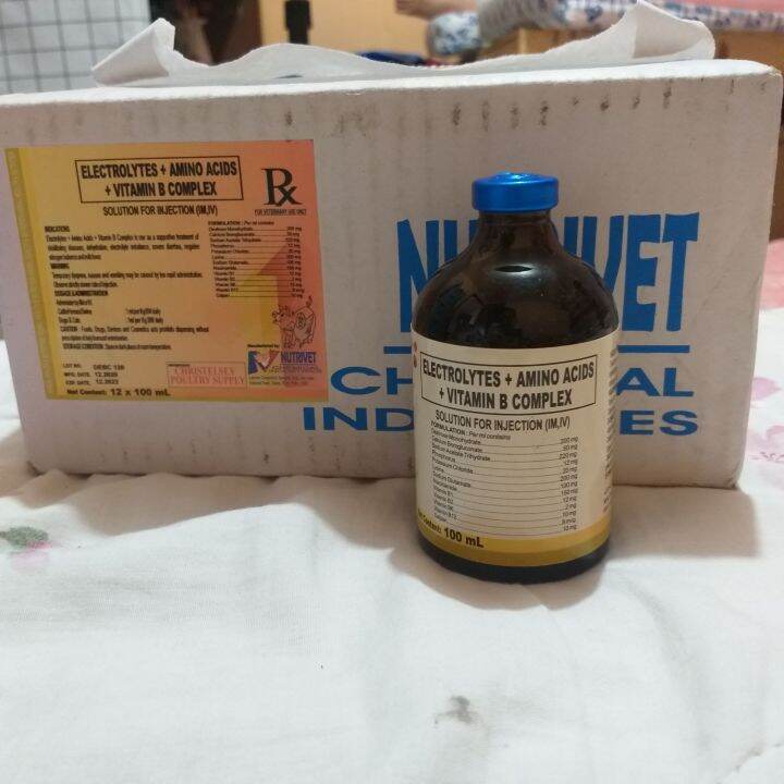 ELECTROLYTES + AMINO ACID + VITAMIN B COMPLEX(12 PCS 100ML) Lazada PH