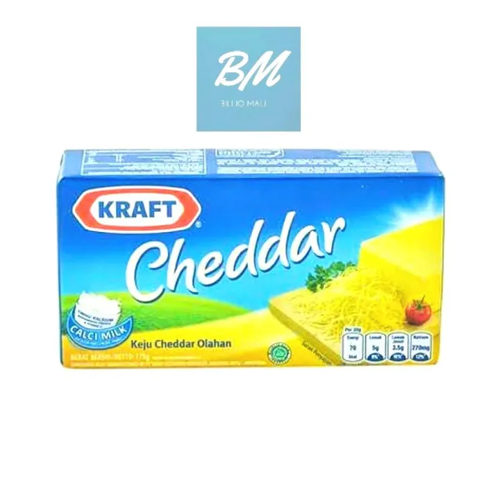 Keju Kraft Cheddar 165 gr / KRAFT Cheddar Cheese / Keju Kraft 165 gr