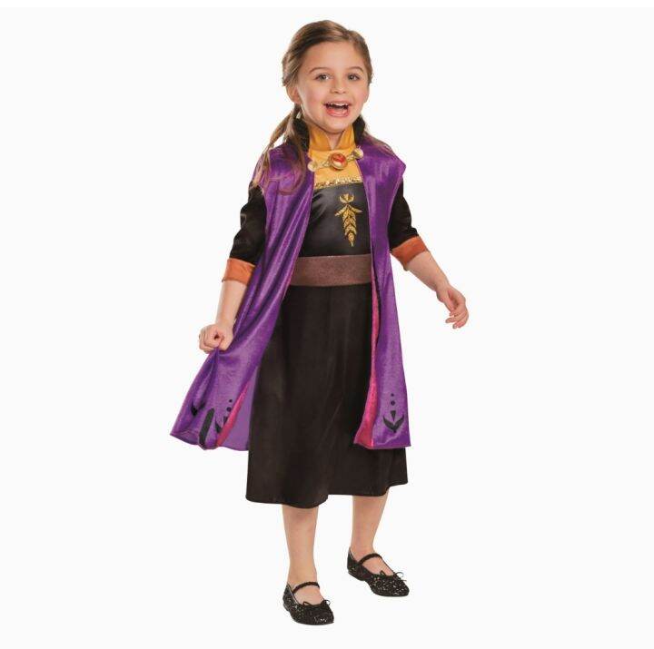 Disguise Disney Anna Frozen 2 Classic Girls' Halloween Costume Purple ...